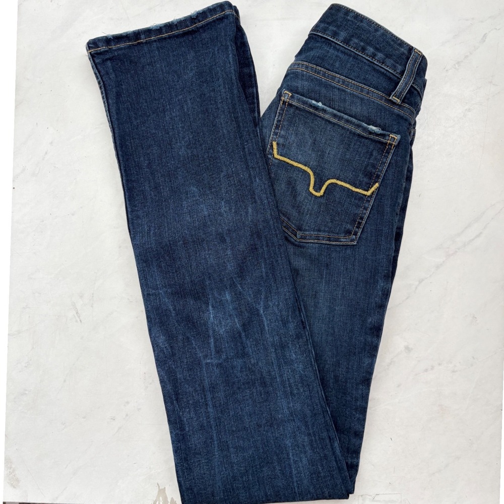 Kimes Ranch Size 000 Sarah Dark Wash Bootcut Jeans Western Country Barn Denim - Picture 7 of 7